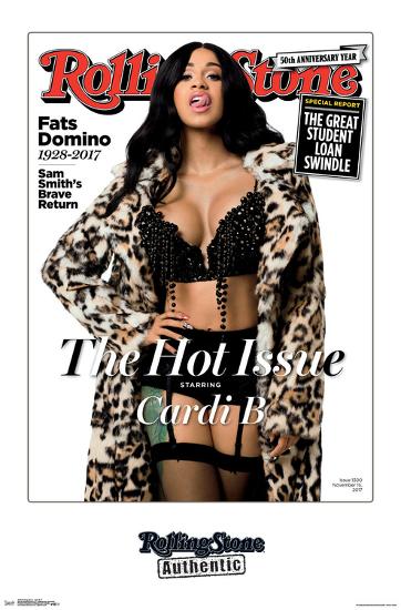 Rolling Stone - Cardi B 17-null-Lamina Framed Poster