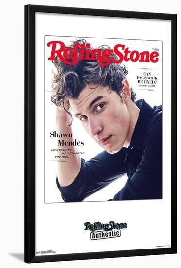 ROLLING STONE - SHAWN MENDES 18-null-Lamina Framed Poster