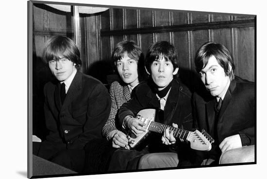Rolling Stones Donate a Guitar-Associated Newspapers-Mounted Photo