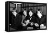 Rolling Stones Donate a Guitar-Associated Newspapers-Framed Stretched Canvas