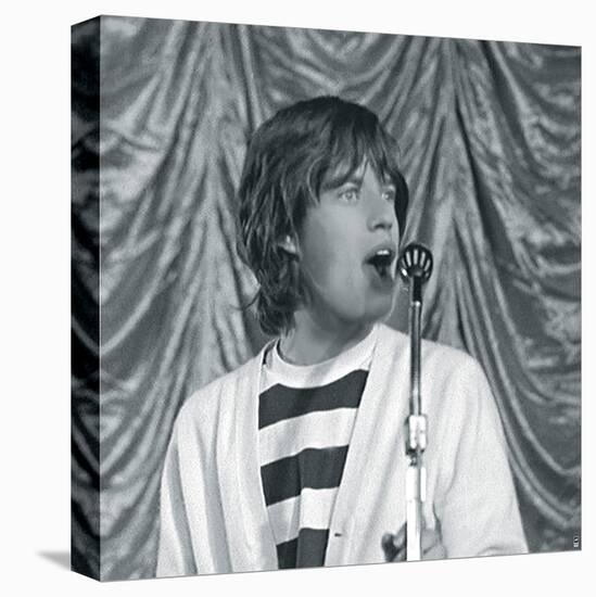 Rolling Stones Gather Moss III-British Pathe-Stretched Canvas