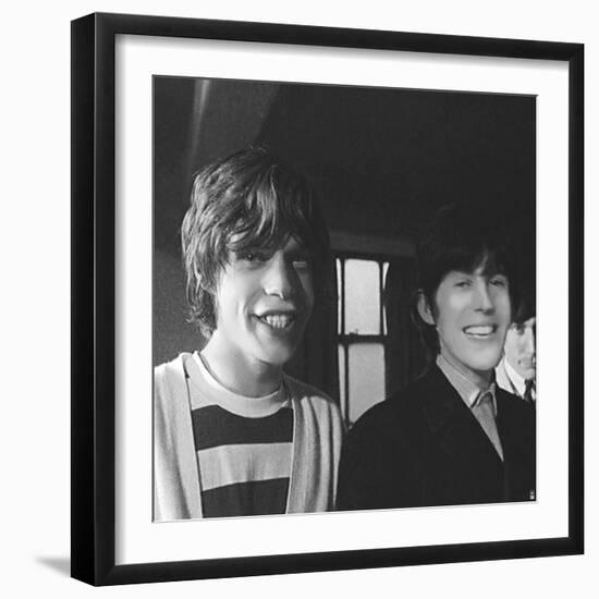 Rolling Stones Gather Moss V-British Pathe-Framed Giclee Print