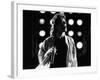 Rolling Stones Lead Singer Mick Jagger Performing at the Live Aid Concert-null-Framed Premium Photographic Print