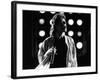 Rolling Stones Lead Singer Mick Jagger Performing at the Live Aid Concert-null-Framed Premium Photographic Print