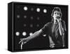 Rolling Stones Lead Singer Mick Jagger Performing at the Live Aid Concert-null-Framed Stretched Canvas