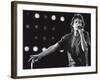 Rolling Stones Lead Singer Mick Jagger Performing at the Live Aid Concert-null-Framed Premium Photographic Print