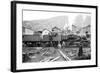 Rolling Thunder in a Clearcut Camp-Clark Kinsey-Framed Art Print