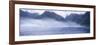 Rolling Waves and Mountains, Tahiti, French Polynesia-null-Framed Photographic Print