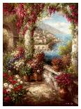 Mediterranean Coast Terrace-Rollins-Art Print