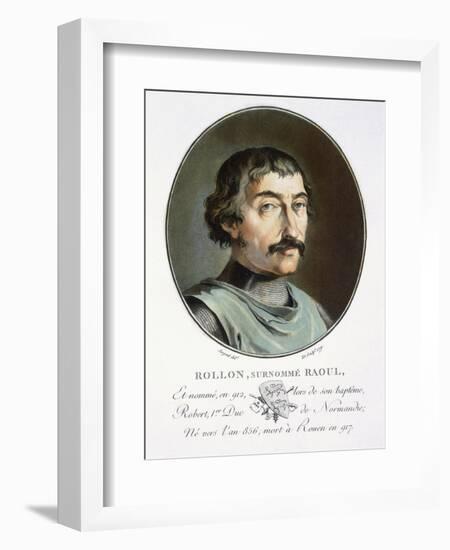 Rollo the Dane, Duke of Normandy-Antoine Louis Francois Sergent-marceau-Framed Giclee Print