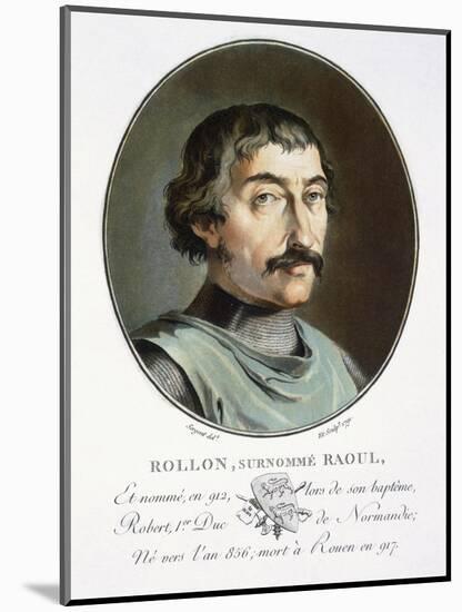 Rollo the Dane, Duke of Normandy-Antoine Louis Francois Sergent-marceau-Mounted Giclee Print