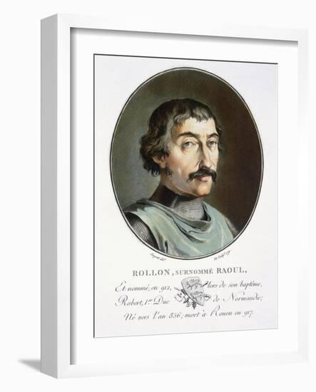 Rollo the Dane, Duke of Normandy-Antoine Louis Francois Sergent-marceau-Framed Giclee Print