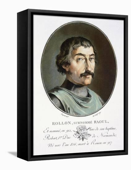 Rollo the Dane, Duke of Normandy-Antoine Louis Francois Sergent-marceau-Framed Stretched Canvas