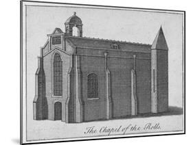 Rolls Chapel, Chancery Lane, City of London, 1750-null-Mounted Giclee Print
