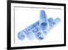 Rolls of Architecture Blueprints and House Plans--Vladimir--Framed Photographic Print
