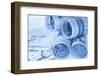 Rolls of Architecture Blueprints and House Plans--Vladimir--Framed Photographic Print