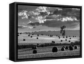 Rolls of Hay-Martin Henson-Framed Stretched Canvas