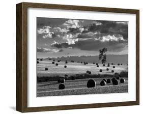 Rolls of Hay-Martin Henson-Framed Photographic Print