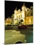 Rolls Royce and Ferrari Parked in Front of the Casino at Night, Monte Carlo, Monaco-Ruth Tomlinson-Mounted Photographic Print