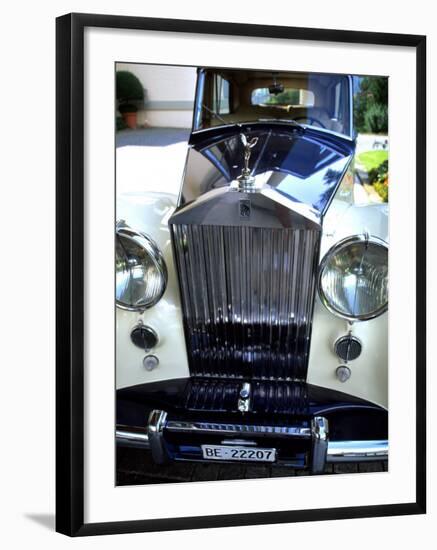 Rolls Royce at the Palace Hotel, Gstaad, Switzerland-Bill Bachmann-Framed Photographic Print