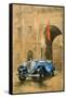Rolls Royce at the Royal Academy-Peter Miller-Framed Stretched Canvas