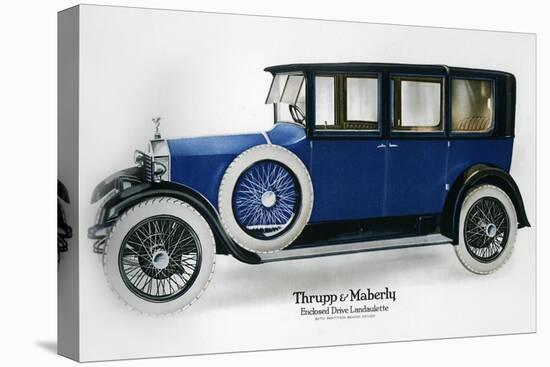 Rolls-Royce Enclosed Drive Landaulette with Partition Behind the Driver, C1910-1929-null-Stretched Canvas