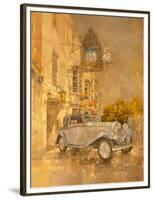 Rolls Royce outside the Swan Hotel, Market Harborough-Peter Miller-Framed Premium Giclee Print