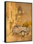 Rolls Royce outside the Swan Hotel, Market Harborough-Peter Miller-Framed Stretched Canvas