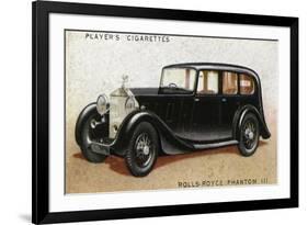 Rolls-Royce Phantom-null-Framed Art Print