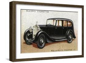 Rolls-Royce Phantom-null-Framed Art Print