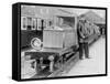 Rolls-Royce Silver Ghost Locomotive on the Romney, Hythe and Dymchurch Railway, 1933-null-Framed Stretched Canvas