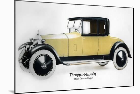 Rolls-Royce Three Quarter Coupe, 1910-1929-null-Mounted Giclee Print