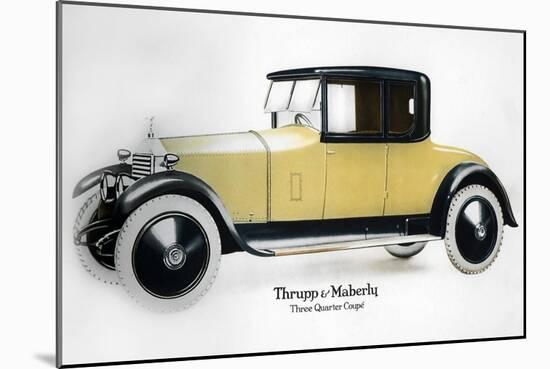 Rolls-Royce Three Quarter Coupe, 1910-1929-null-Mounted Giclee Print
