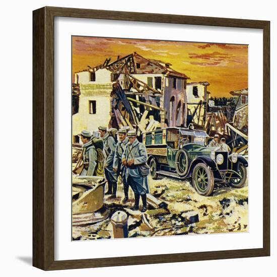 Rolls-Royce Vehicles Were Armour Plated and Used Widely During the Great War-null-Framed Giclee Print