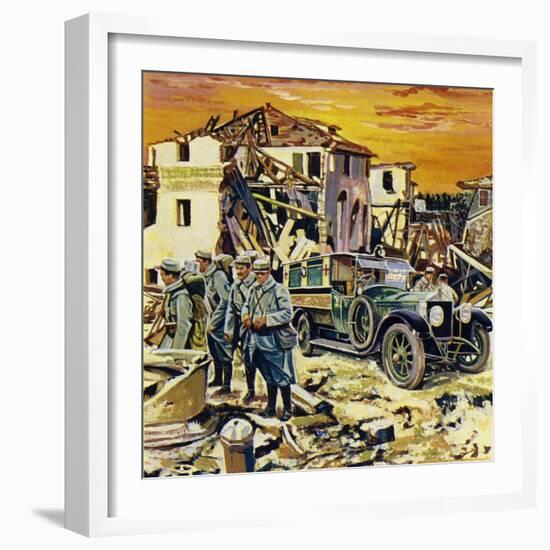 Rolls-Royce Vehicles Were Armour Plated and Used Widely During the Great War-null-Framed Giclee Print
