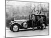 Rolls Royce with Chauffeur-null-Mounted Photographic Print