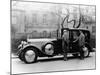 Rolls Royce with Chauffeur-null-Mounted Photographic Print