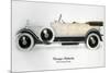 Rolls-Royce with Open Touring Body, C1910-1929-null-Mounted Giclee Print