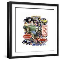 Rolls Royce-William Vanderdasson-Framed Giclee Print