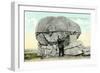 Rollstone Boulder, Fitchburg-null-Framed Art Print