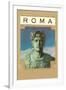 Roma, Caesar Statue-null-Framed Art Print