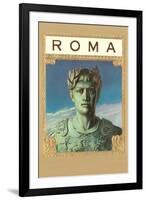 Roma, Caesar Statue-null-Framed Art Print