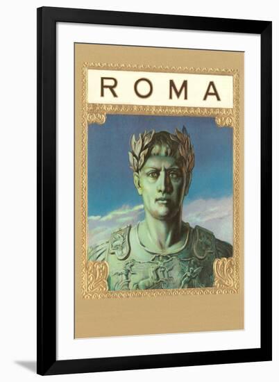 Roma, Caesar Statue-null-Framed Art Print