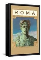 Roma, Caesar Statue-null-Framed Stretched Canvas