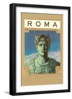 Roma, Caesar Statue-null-Framed Art Print