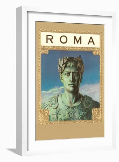 Roma, Caesar Statue-null-Framed Art Print