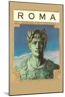 Roma, Caesar Statue-null-Mounted Art Print