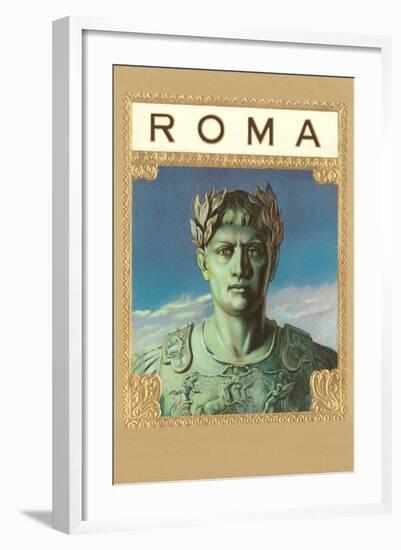 Roma, Caesar Statue-null-Framed Art Print