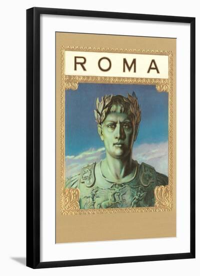 Roma, Caesar Statue-null-Framed Art Print