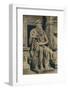 'Roma - Church of St. Peter in Vinculis - Moses, by MIchelangelo', 1910-Michelangelo Buonarroti-Framed Photographic Print